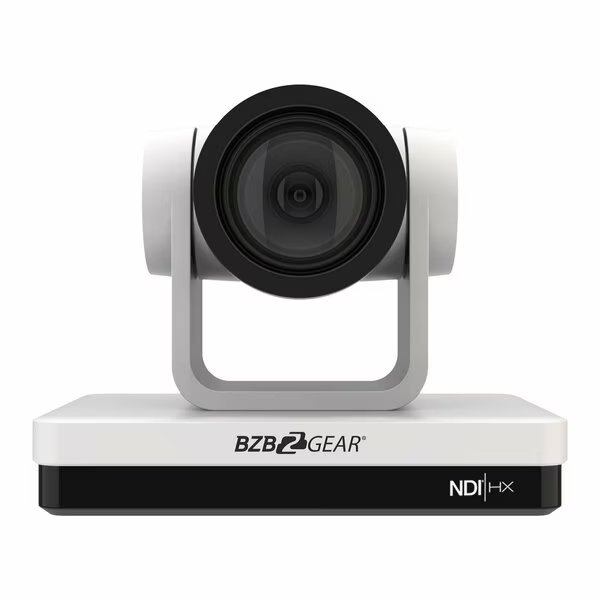 Universal 1080P FHD PTZ 30X NDI/HDMI/SDI/USB 3.0 RS232/485 Live Streaming Camera White, Bzbgear, Mfr#: BG-UPTZ-ND30X-W